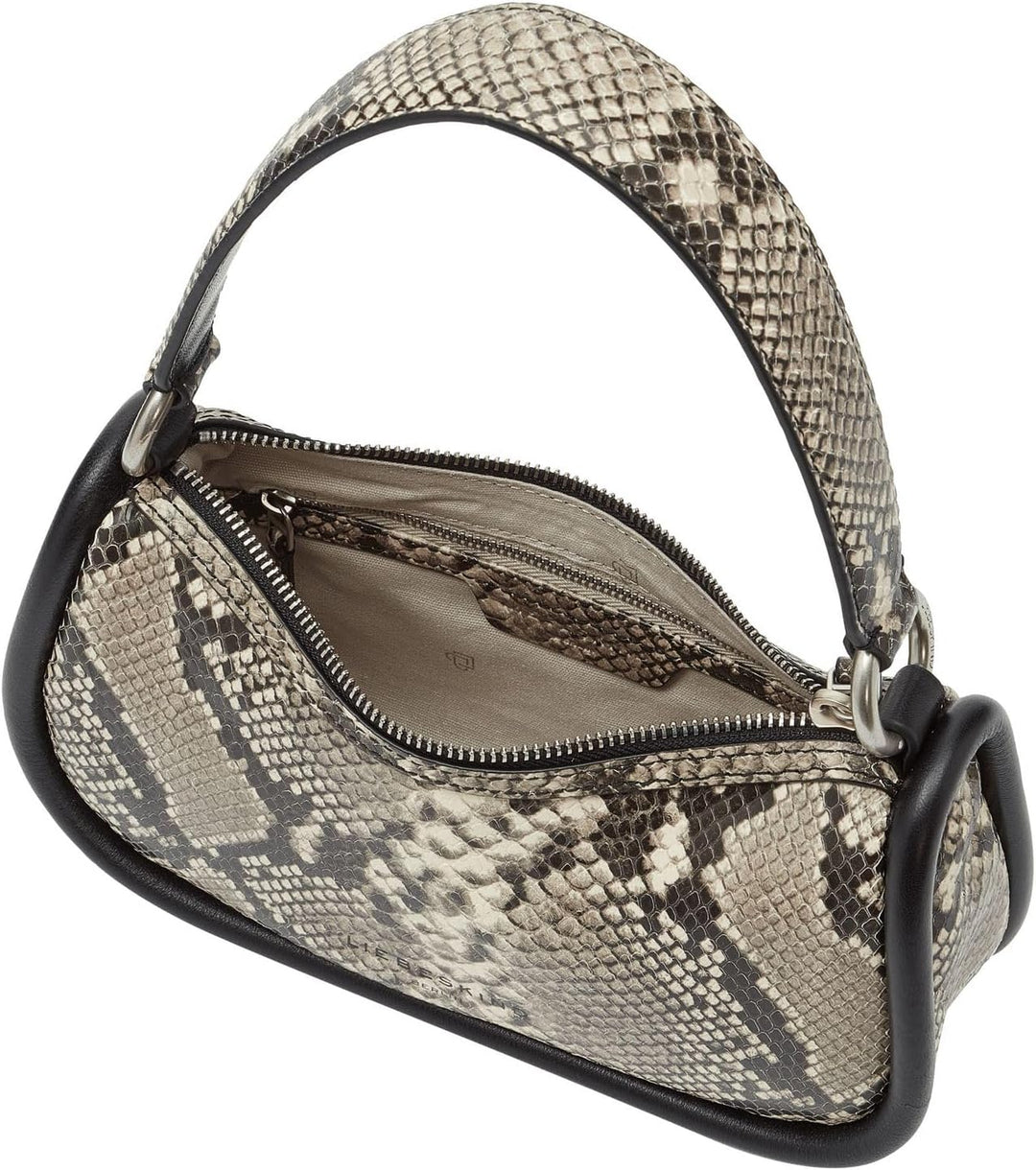 Liebeskind Berlin FAB 2 SNAKE HOBO Schultertasche, Small (HxBxT 15cm x 25.5cm x 6cm)