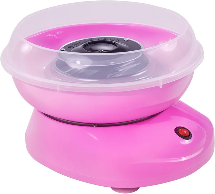 HOMCOM Zuckerwattemaschine, einfach zu bedienendes Zuckerwattegerät, für Erwachsene und Kinder, Edel