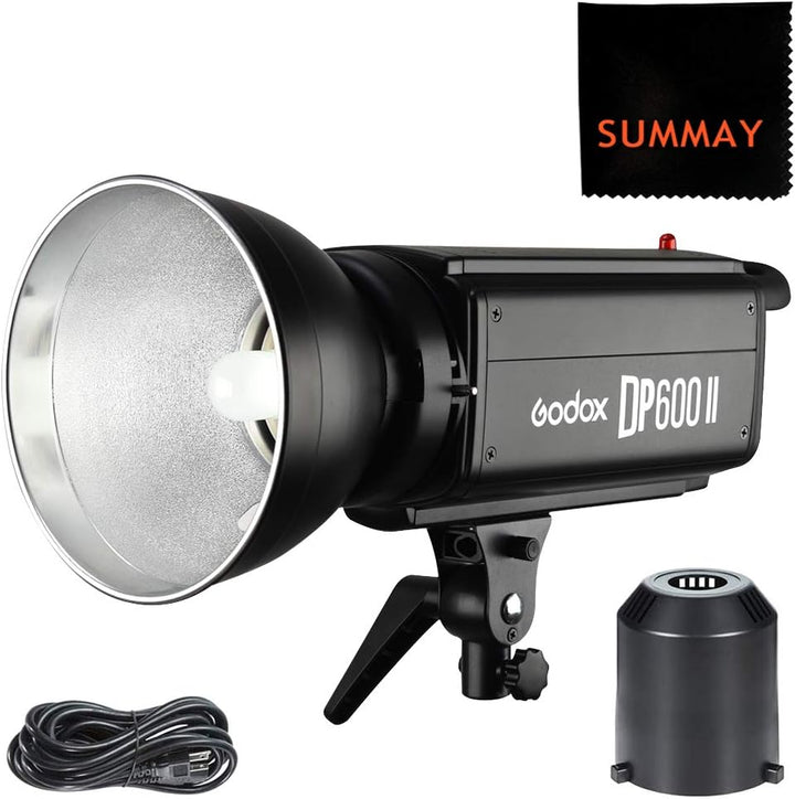 GODOX DP600II Studioblitz 600Ws Profi Blitzkopf Blitz Licht mit Einstelllicht GN80 Studio Strobe Bli