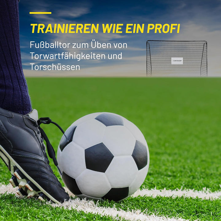 Dunlop Fussballtor - Fussballtor Gross - Fussball Tor - Fussballtore für Garten Kinder und Erwachsen