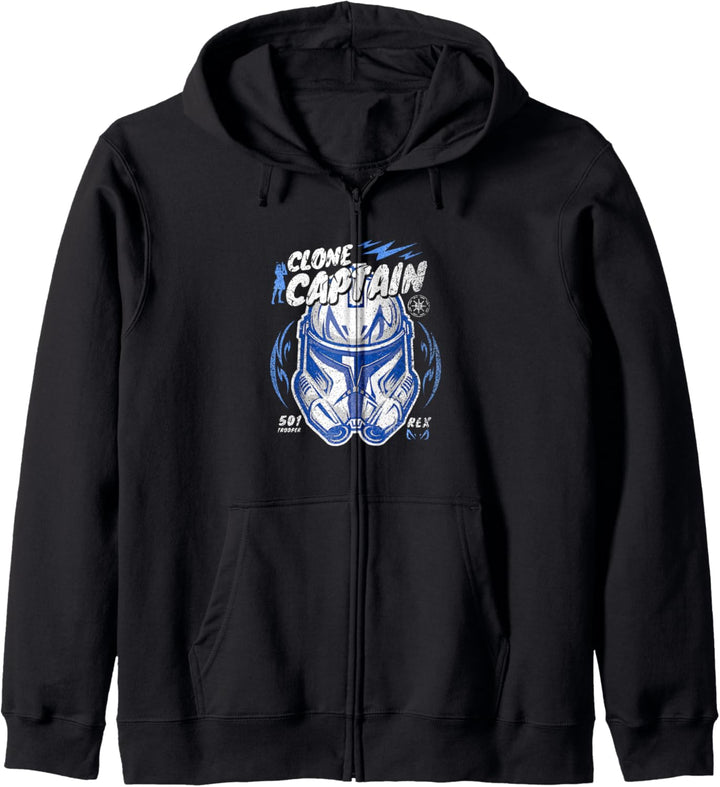 Star Wars Clone Captain Head Shot Portrait Kapuzenjacke