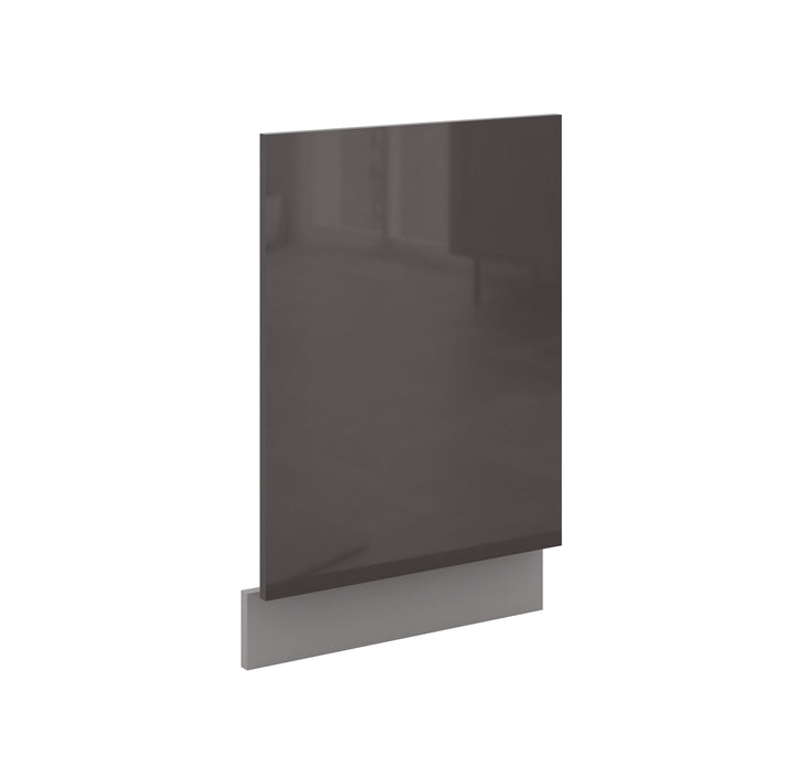 Kuechen-preisbombe Frontblende Geschirrspüler integriert 45 cm Grau Hochglanz Küche Grey Bianca