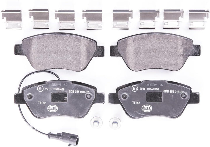 HELLA PAGID 8DB 355 018-821 Bremsbelagsatz - T5162 - Dicke/Stärke: 17.8mm - Bremssystem: Bosch - mit