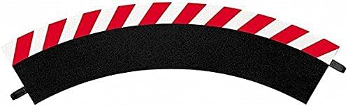 Carrera Evo/Excl. Innenrandstreifen Steilkurve 4/15° rot/Weiss