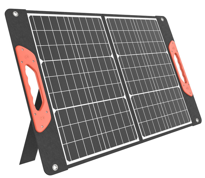 Rosaking 60W Faltbar Solarpanel,Tragbar Solar Ladegerät mit USB C+A +DC,Monokristallin ETFE Solarpan