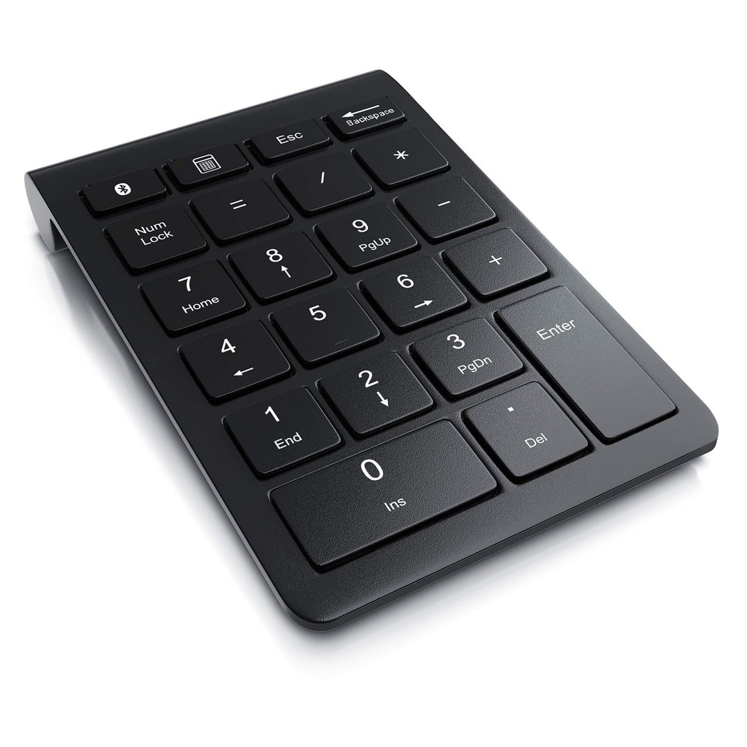 CSL - Numpad Bluetooth - Ziffernblock kabellos - Keypad mit 22 Tasten - 10 Multifunktionstasten Mult