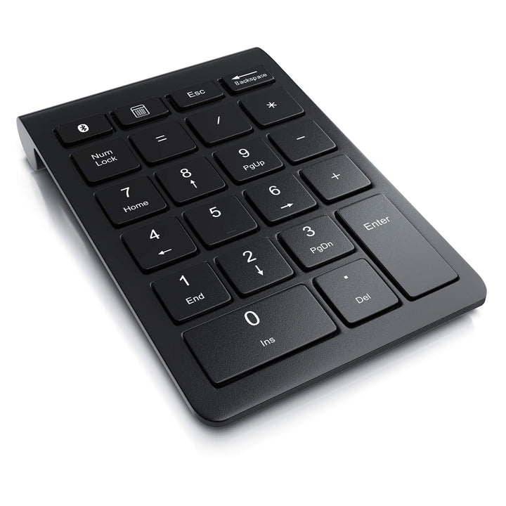 CSL - Numpad Bluetooth - Ziffernblock kabellos - Keypad mit 22 Tasten - 10 Multifunktionstasten Mult