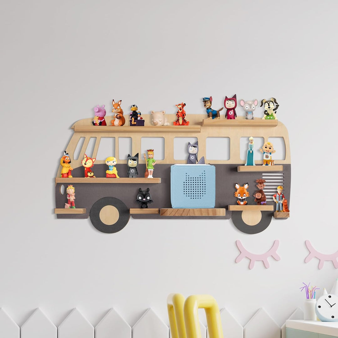 Todeco Tonie-Regal für Toniebox Hörfiguren, Magnetische Aufbewahrung für 20-25 Tonie, Perfekte Tonie