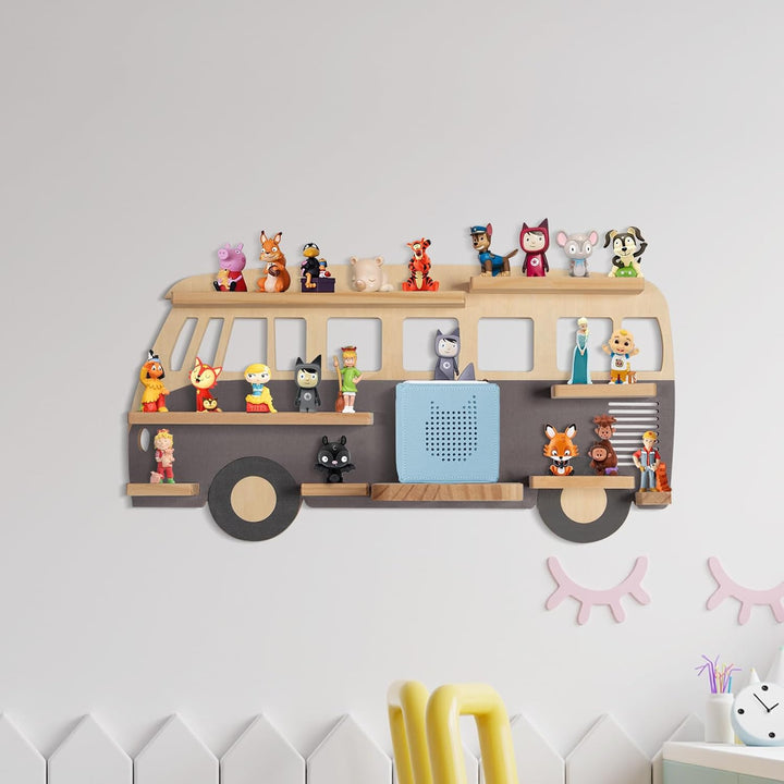 Todeco Tonie-Regal für Toniebox Hörfiguren, Magnetische Aufbewahrung für 20-25 Tonie, Perfekte Tonie