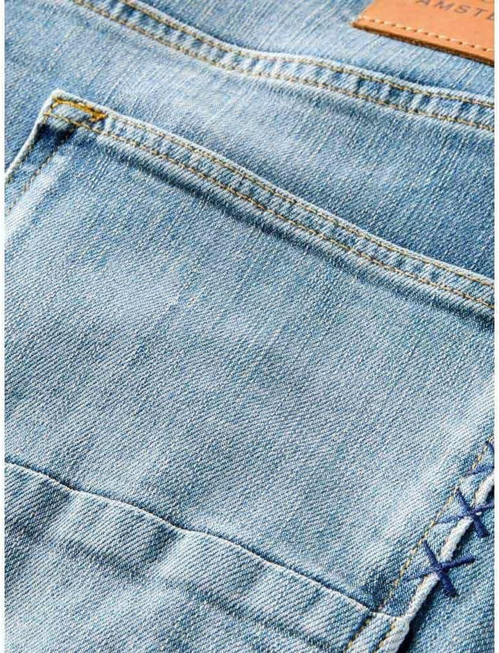 Scotch & Soda Herren Ralston Regular Fit Jeans 38W / 36L Aqua Blue 3625, 38W / 36L Aqua Blue 3625