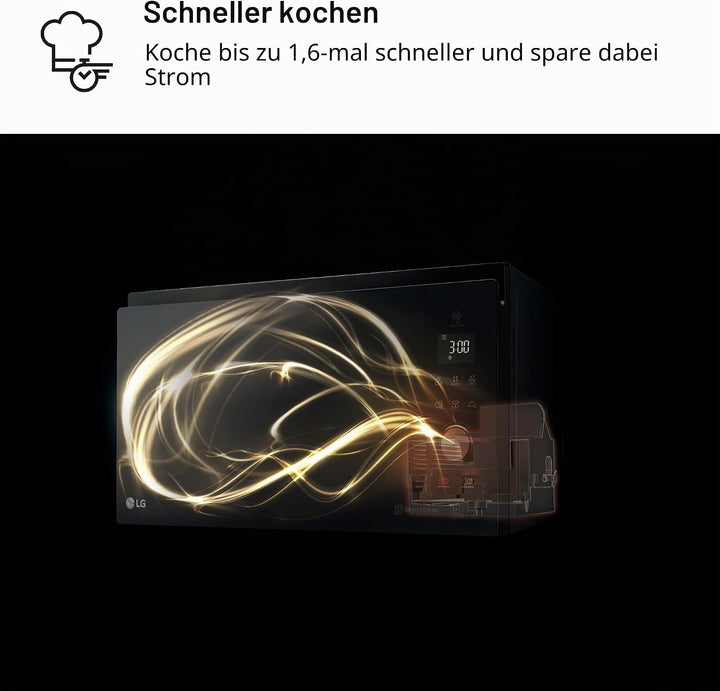 LG - Mikrowelle, Grill, Smart Inverter Schwarz
