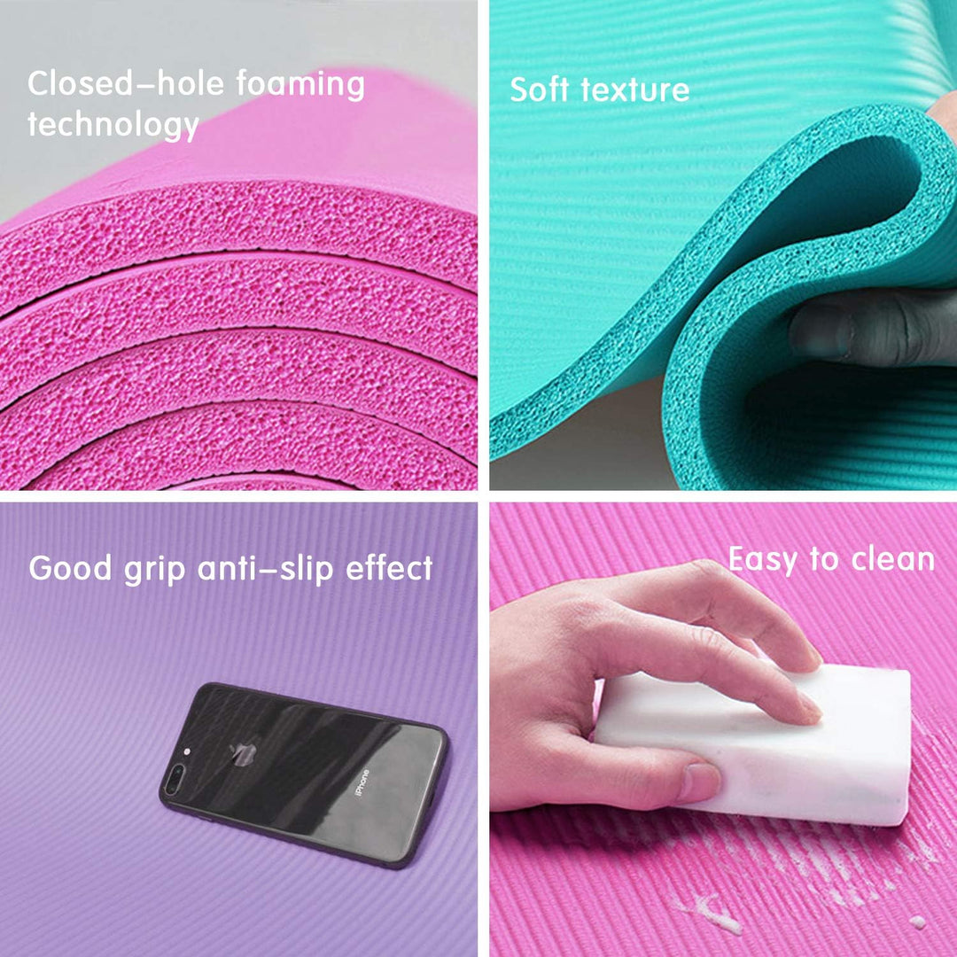 Gymnastikmatten mit Gurte Eine Vielzahl von Farben und Spezifikationen Keine Phthalate Yogamatten Ei