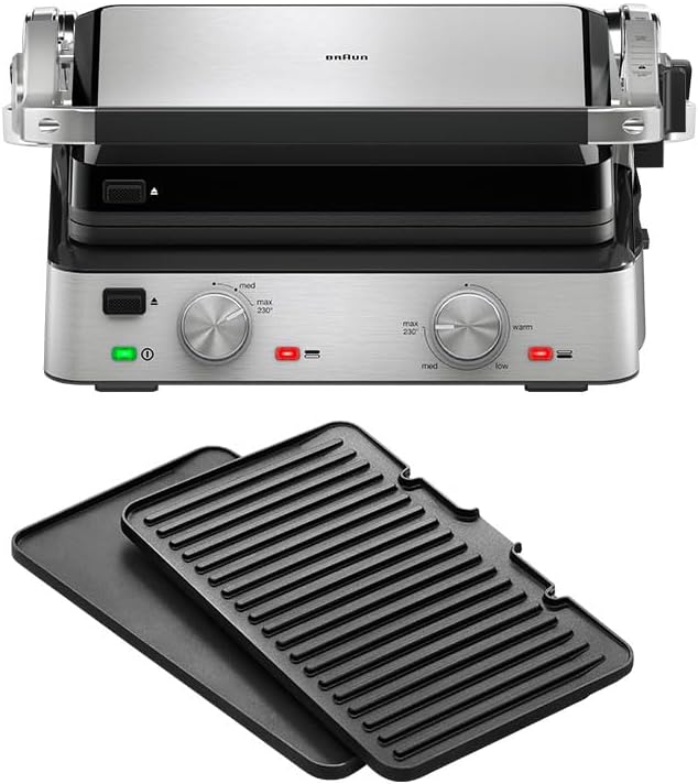 Sandwichmaker Braun CG7020 Stahl 2000 W