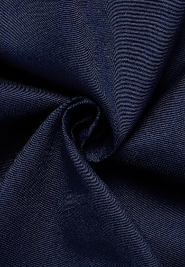 ETERNA Langarm Hemd COMFORT FIT Pinpoint unifarben mit Classic Kent Kragen 50 Dunkelblau, 50 Dunkelb
