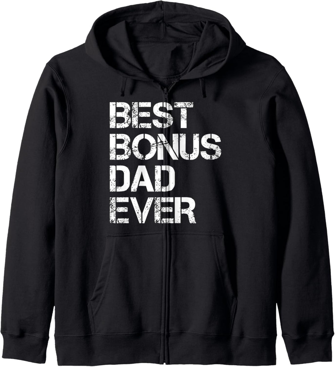 Best Bonus Dad Ever Familie 2021 Lustig Bester Dad der Welt Kapuzenjacke