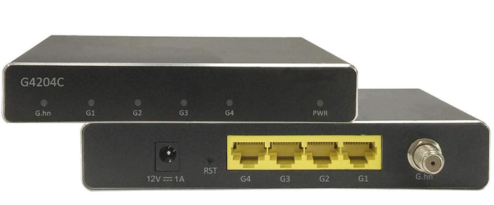 GIGA Copper - G.hn Wave2 EoC Bridge - Gigabit Ethernet Over Coax, Netzwerk über Koaxialkabel, 1600 M