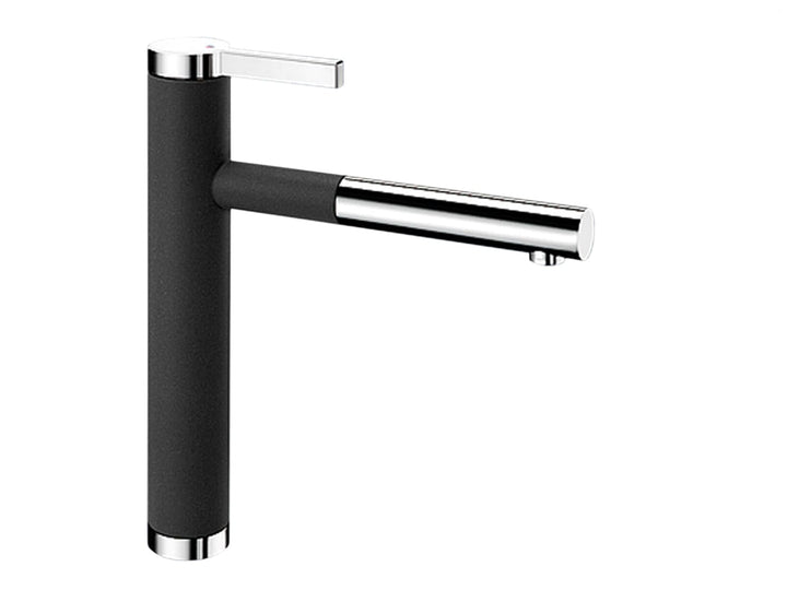BLANCO LINEE-S anthrazit/chrom | Hochdruck | Mit herausziehbarem Schlauch | Rückflussverhinderer | K