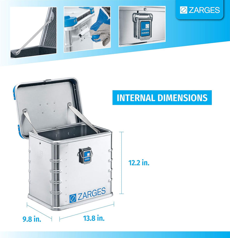 Alu-Eurobox; 27l; IM: 350x250x310mm 27 Liter, 27 Liter