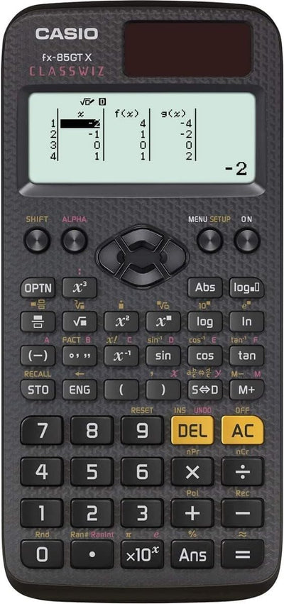 CALCUSO Standardpaket: Casio FX-85GT X Technisch-Wissenschaftlicher Taschenrechner + WYNGS Schutztas