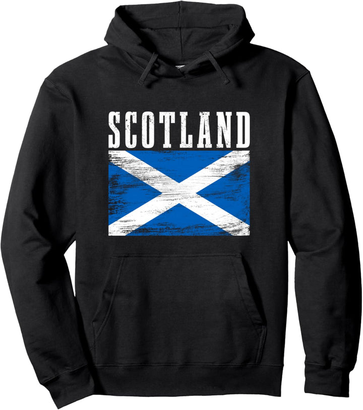Schottland Vintage Schottische Flagge Pride Pullover Hoodie