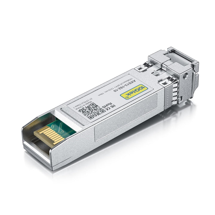 10Gtek Industrial Grade 10GBase-LR SFP+ Transceiver, 10G 1310nm SMF, up to 10 km, Compatible for Cis