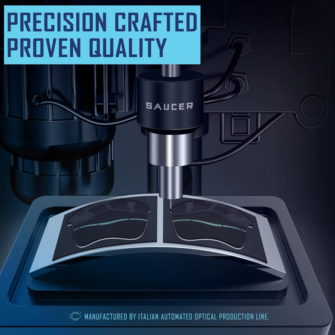 Saucer Premium-Ersatzgläser und Gummi-Kits für Oakley Flak Jacket Sonnenbrillen High Definition - Ca