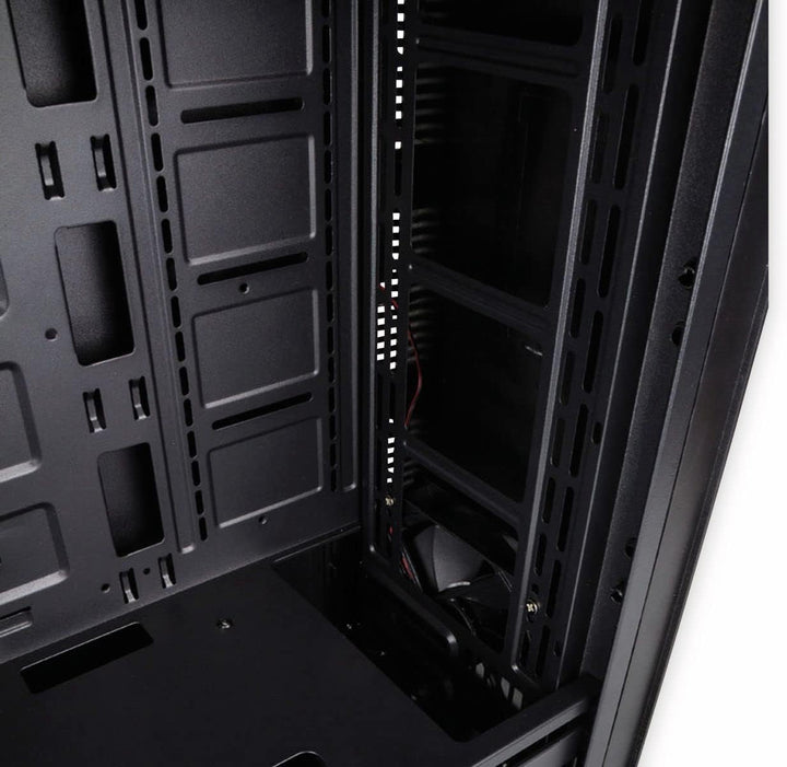 KOLINK Stronghold Midi-Tower Mini-ITX bis E-ATX, PC Hülle mit Seitenfenster, Tempered Glass Computer