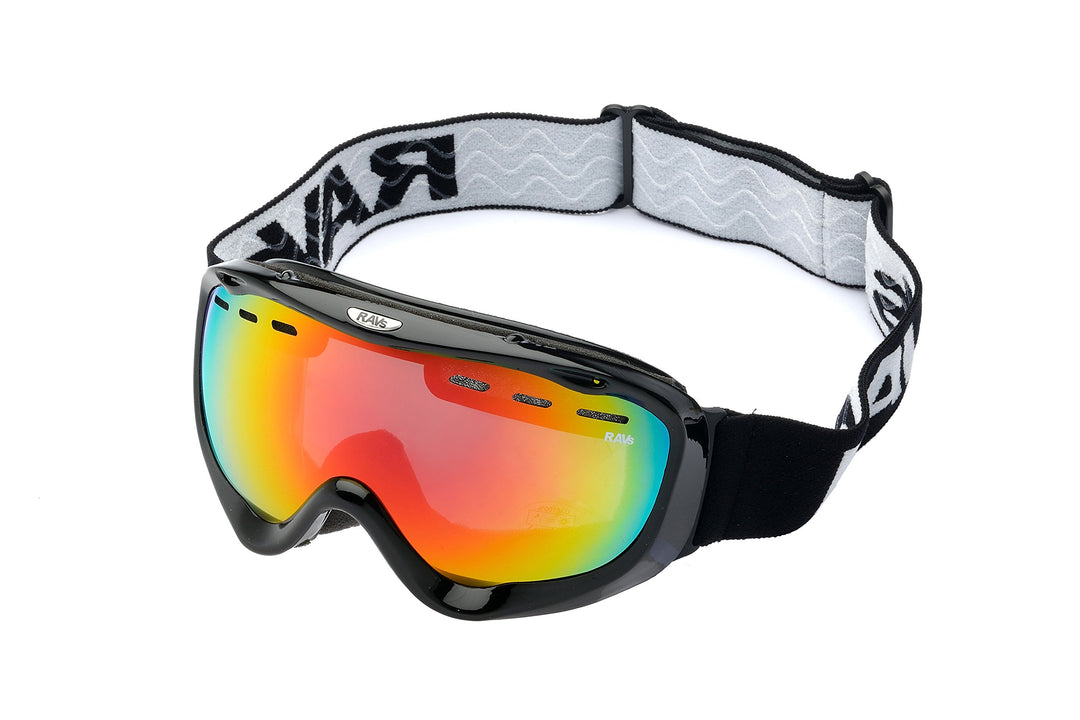 RAVS Skibrille Schneebrille Snowboardbrille Schutzbrille Antibeschlag Helmkompatibel