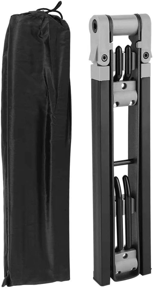 Drfeify Verstellbarer Saxophonständer, Universal Faltbarer Klapphalter Leicht zu Tragender Altsaxoph