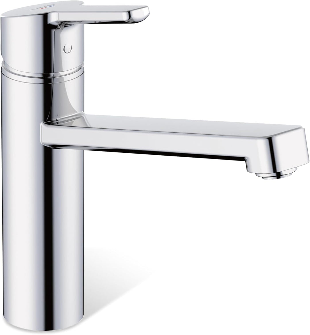 KLUDI-M3 Niederdruck Armatur Küche 360° schwenkbar, Wasserhahn Küche mit 1 Strahlart, Mischbatterie