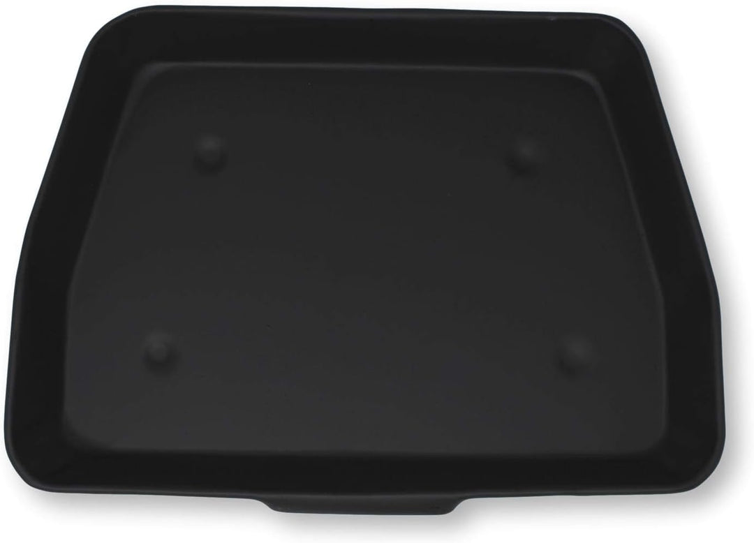 Black Metal Ash Pan - 33cm Breite (13") mit Leichtbau für Kohle und Log Tongs