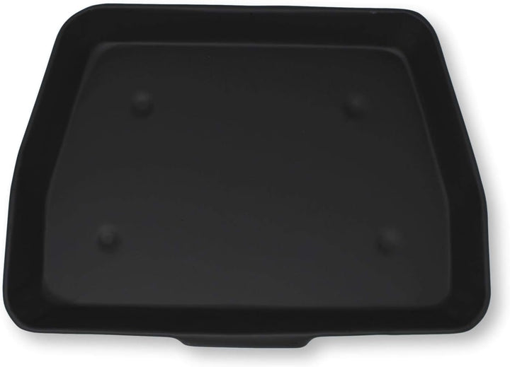 Black Metal Ash Pan - 33cm Breite (13") mit Leichtbau für Kohle und Log Tongs