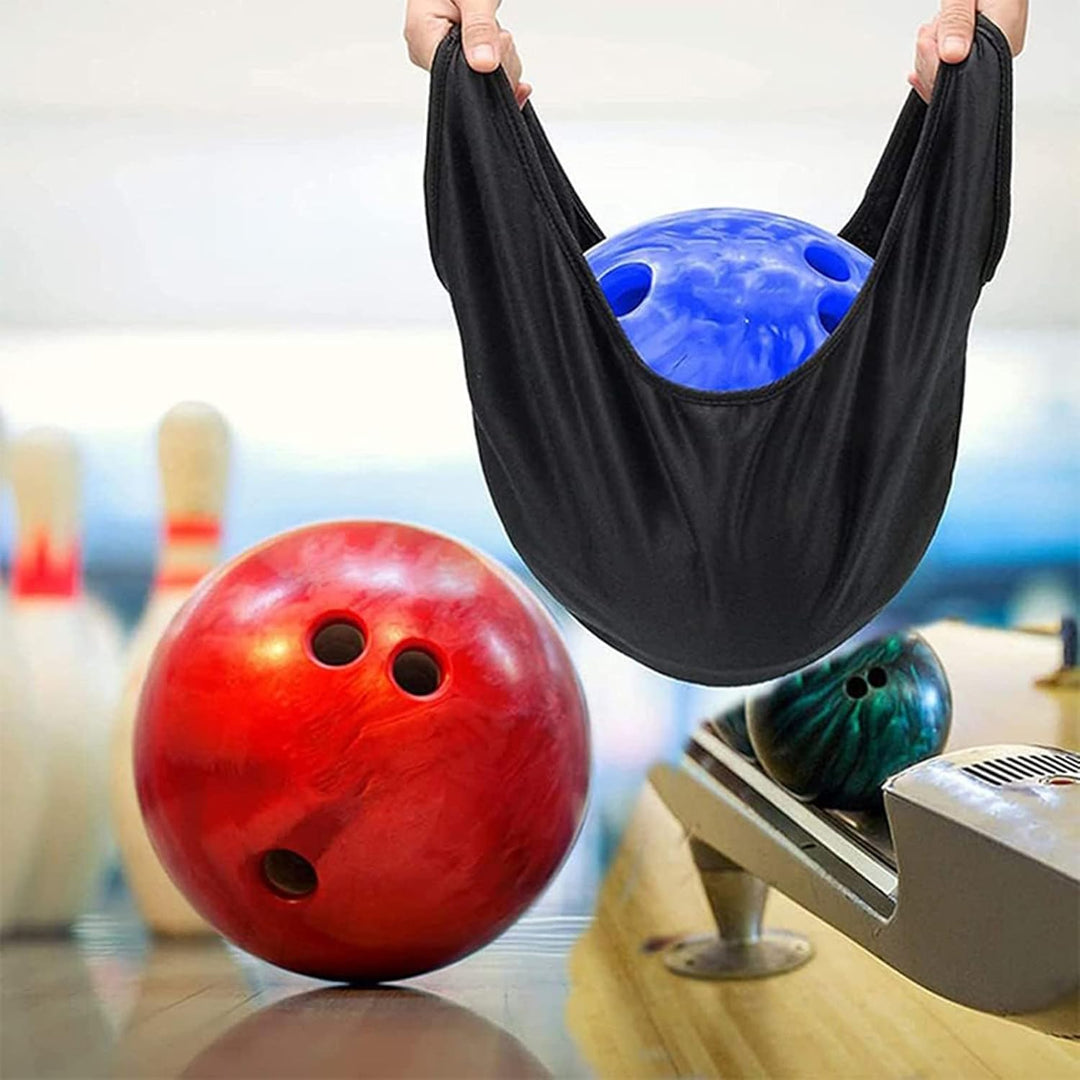 DAZZLEEX 2 x Bowling Shammy Pad, Mikrofaser, poliert, Bowling Ball Wischbeutel, Bowling Polierbeutel