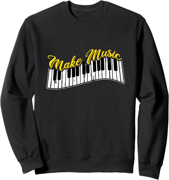 Klavier Pianist Keyboard Musikinstrumente Sweatshirt