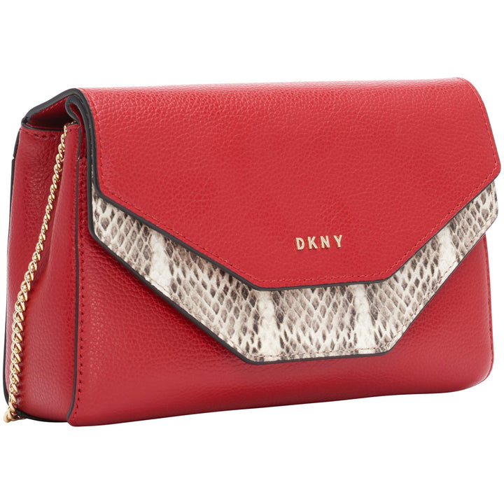 DKNY Damen Lisa Clutch, Sling Bag Einheitsgrösse Hellrot/Natur Lisa Clutch, Einheitsgrösse Hellrot/N