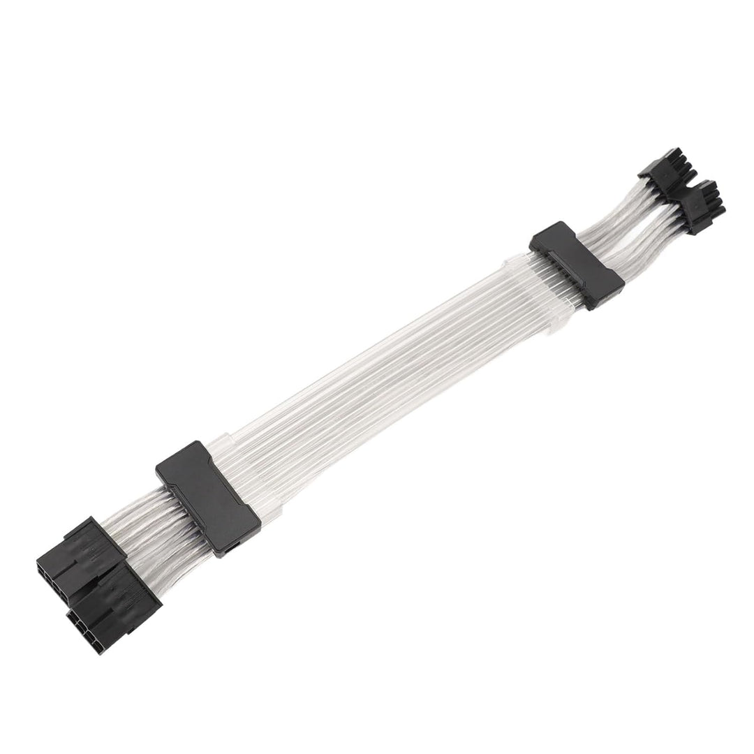 8 Pin ARGB Verlängerung Kabel, RGB PSU Kabel Verlängerung, 2x8PIN ARGB Grafikkarte Strom Verlängerun