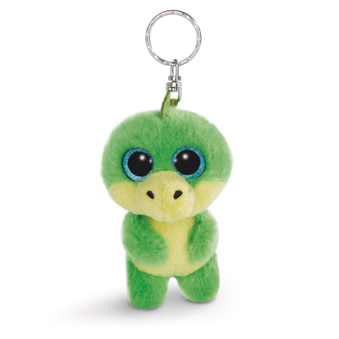 NICI 45543 Glubschis Schlüsselanhänger Drache McDamon 9cm, grosse Glitzeraugen, Plüschtier mit Schlü