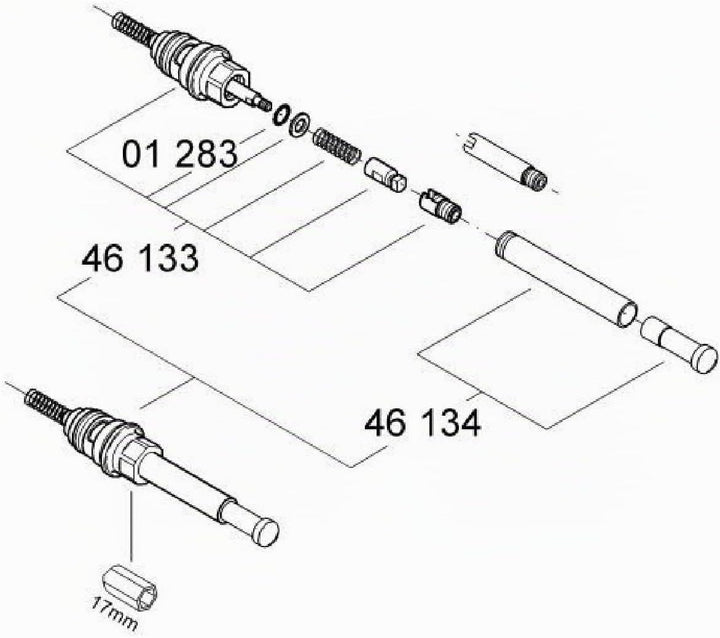 Grohe Umstellung 46133000, Silber