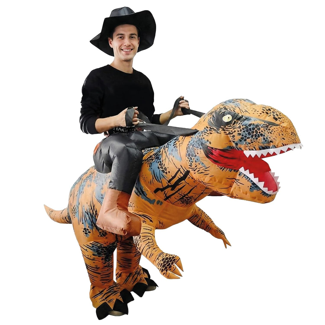 Original Cup AirSuit® Aufblasbares T-Rex Kostüm | aufblasbares Kostüm | Humor | Premium Qualität | E