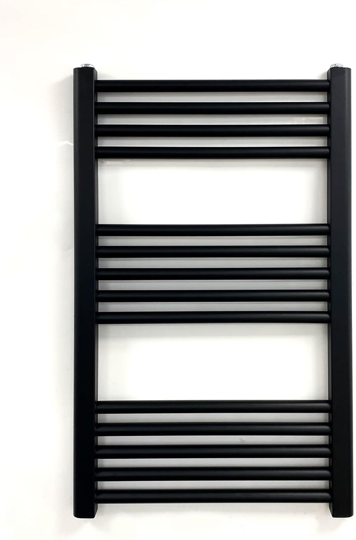 Handtuchwärmer aus Edelstahl, hochglanzpoliert, Milano-Serie, Wandmontage, H 800 mm x L 500 mm, Matt