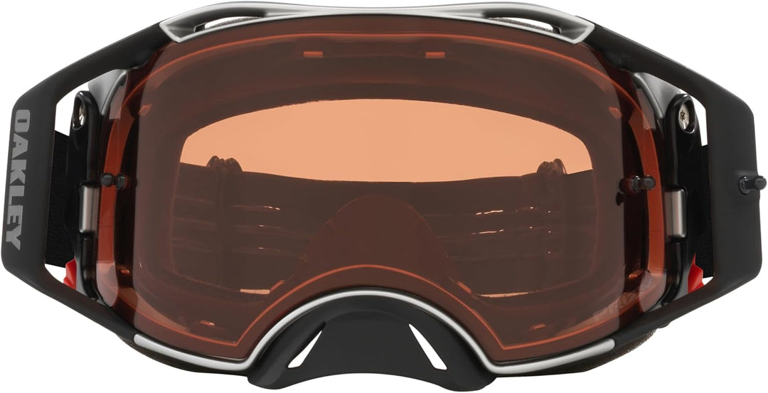 Oakley Unisex Airbrake Mx MX Goggle (1er Pack) Einheitsgrösse Tuff Blocks Black Gunmetal Strap/Prizm