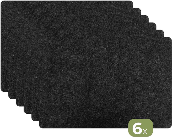 KitchenYeah© Platzsets Abwaschbar 6-Teilig 45x30 cm Tischsets Platzdeckchen Platzset Unterlage Tisch