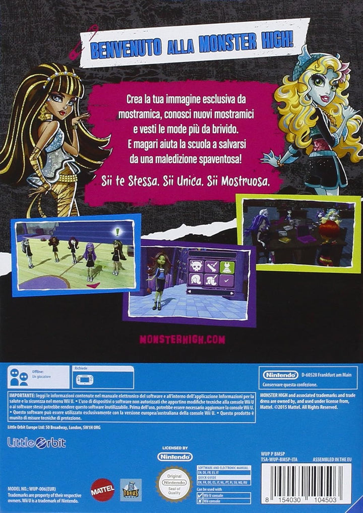 WIIU MONSTER HIGH MOSTRAMICA SCUOLA