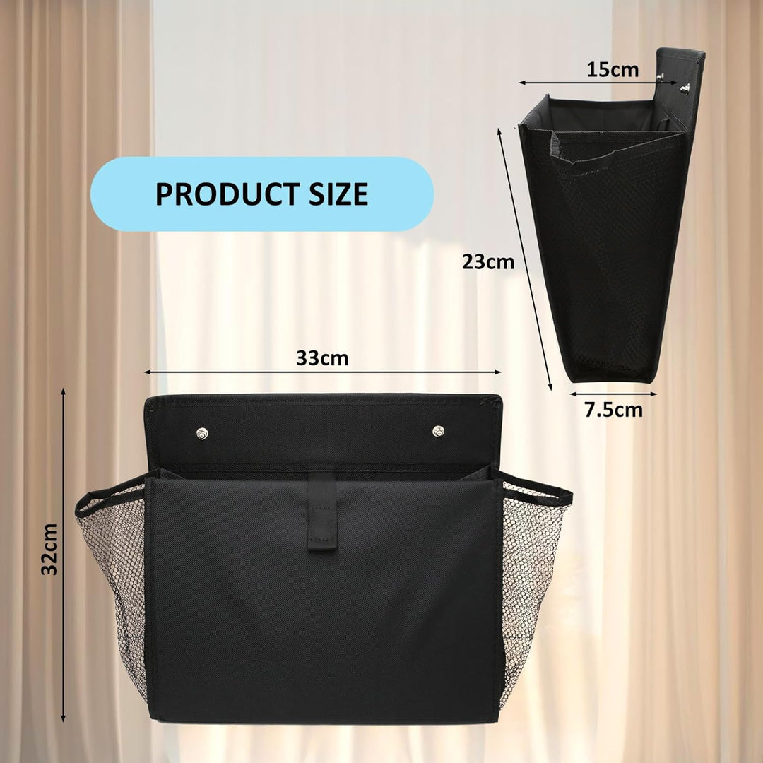 2 Stück Wohnmobil Organizer, Ohne Bohren Selbstklebend Hängeregal, Camping Tragbar Tür Organizer Mit