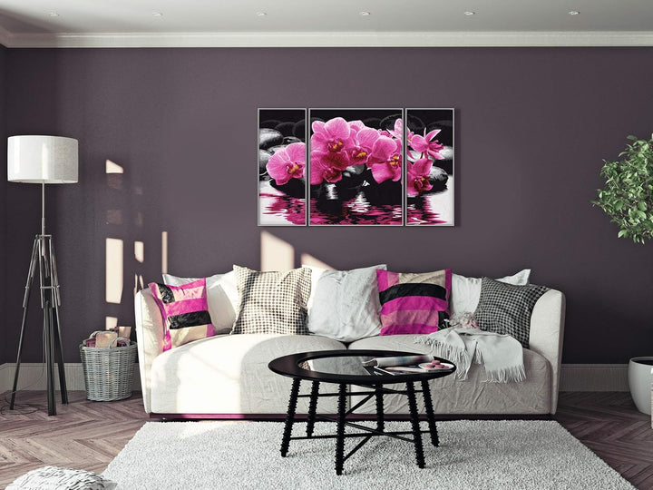 Schipper 609260603 Malen nach Zahlen, Orchideen - Bilder malen für Erwachsene, inklusive Pinsel und