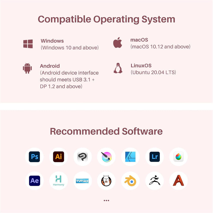 HUION Kamvas 13 Gen 3 Grafiktablett mit Display, Volllaminiertes Zeichentablett mit Anti-Sparkle Can