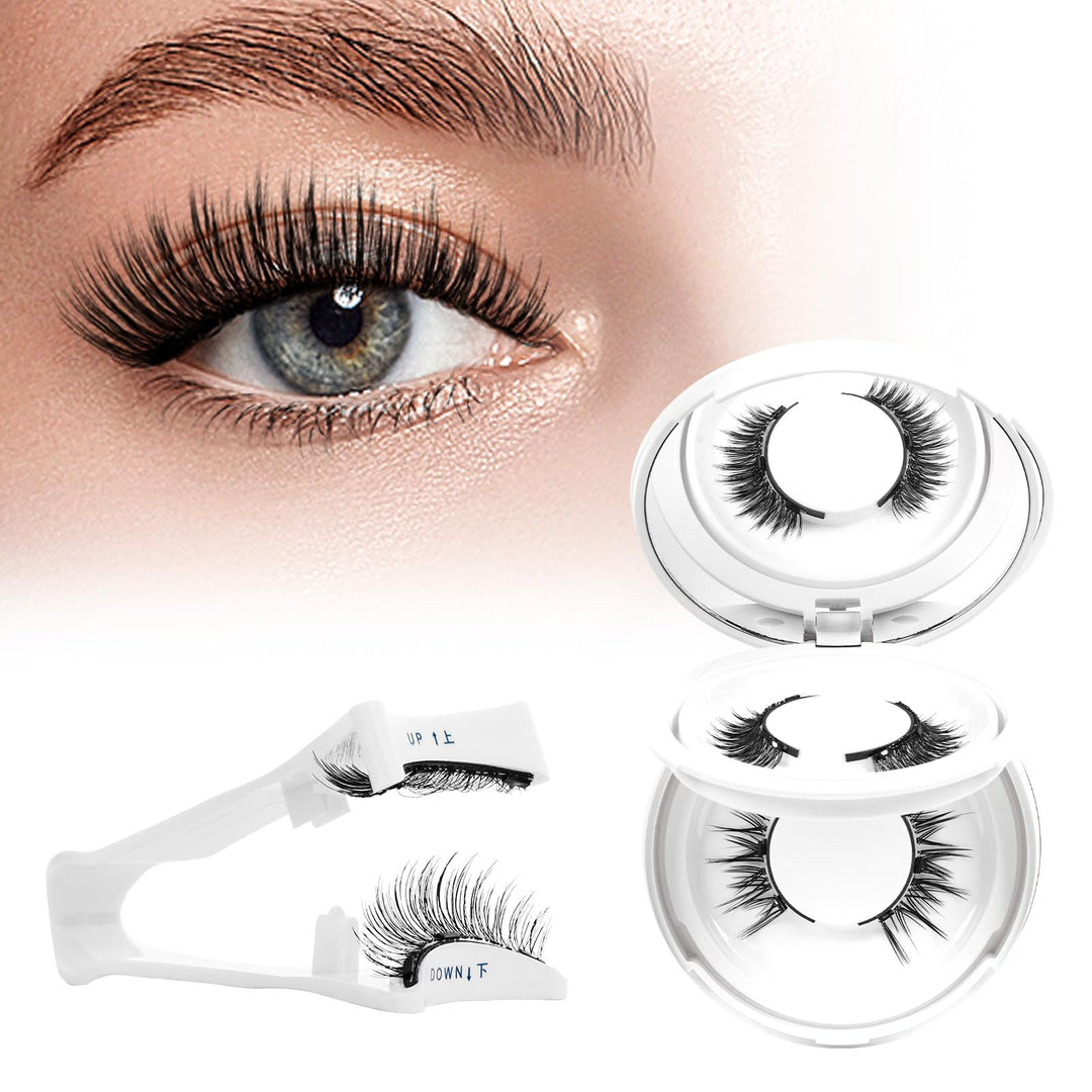 Higu clace Magnetische Wimpern, Magnet Wimpern Ohne Eyeliner,Magnetische Wimpern Natural Look, Stark