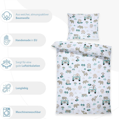 Kinderbettwäsche 100x135 Baumwolle – Bettwäsche Kinder Baby Jungen Mädchen Bettwäsche-Sets Bettbezug