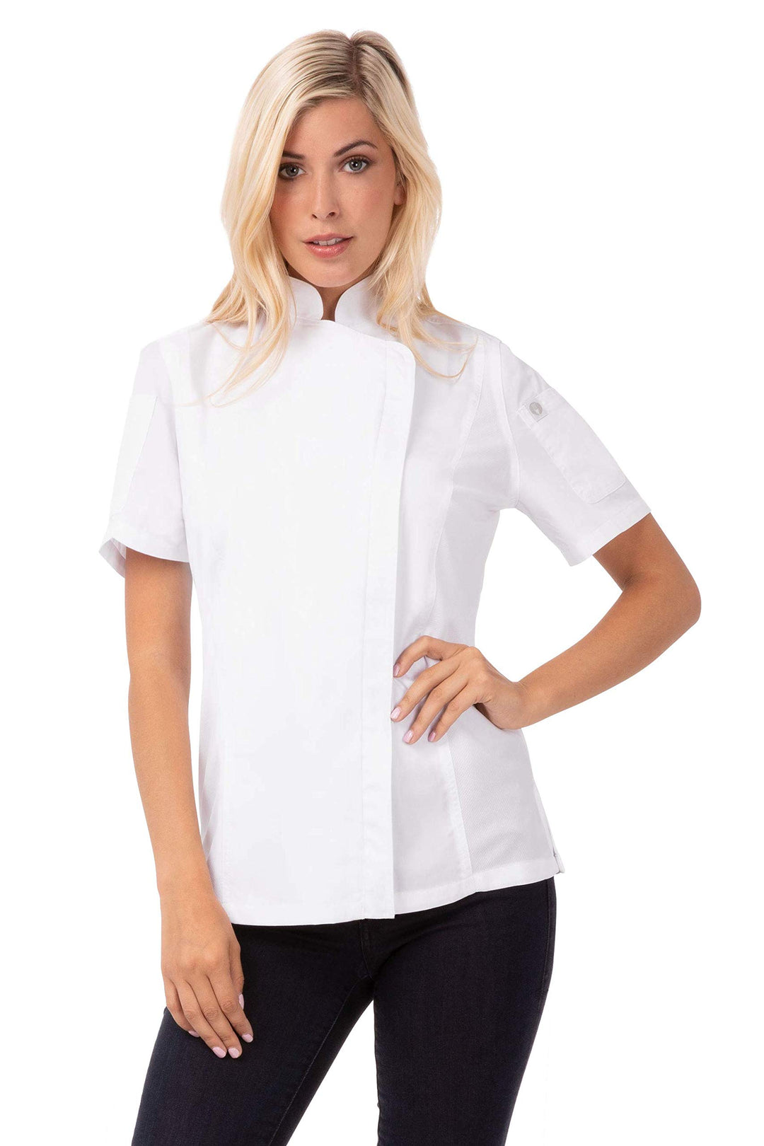 Chef Works Damen BCWSZ006WHT2XL Kochjacke, Weiss/opulenter Garten, XX-Large