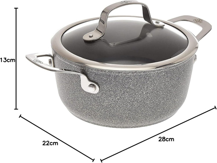 BALLARINI 75002-826-0 Saucepan 2.67 L Round Grey